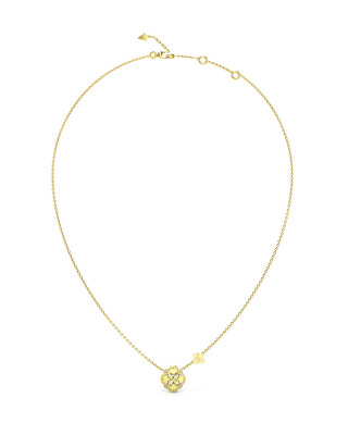 Guess - Něžný pozlacený náhrdelník Wild Flower JUBN05502JWYGT/U