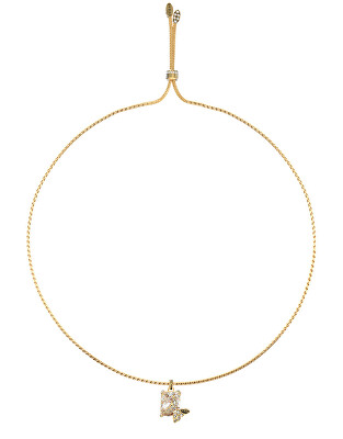 Guess - Něžný pozlacený náhrdelník z oceli Chrysalis JUBN04097JWYGT/U