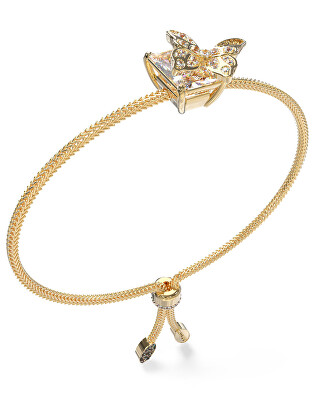 Guess - Něžný pozlacený náramek s motýlkem Chrysalis JUBB04098JWYGT/U