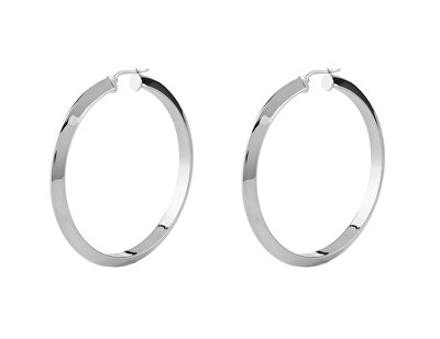 Guess - Ocelové náušnice Hoops I Did It Again JUBE04193JWRHT/U