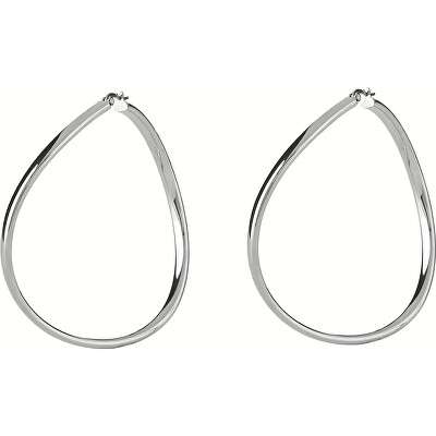 Guess - Ocelové náušnice Hoops I Did It Again JUBE04195JWRHT-U