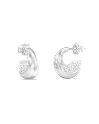Guess - Ocelové náušnice s krystaly Moon Drops JUBE06249JWRHT/U