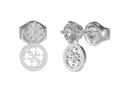 Guess - Ocelové náušnice s přívěsky Studs Party JUBE02154JWRH