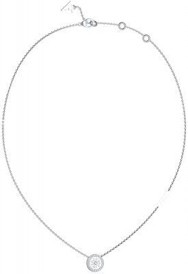 Guess - Ocelový náhrdelník se zirkony Love Guess JUBN04080JWRHT/U