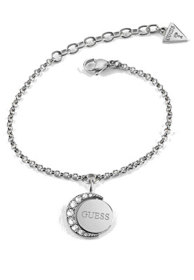 Guess - Ocelový náramek s krystaly Moon Phases JUBB01198JWRH