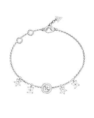 Guess - Oceľový náramok s príveskami Secret Garden JUBB06033JWRH