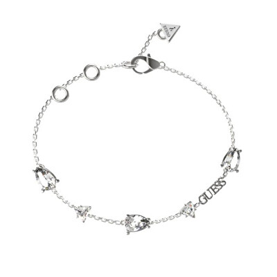 Guess - Ocelový náramek se zirkony Wonderlights JUBB04410JWRH