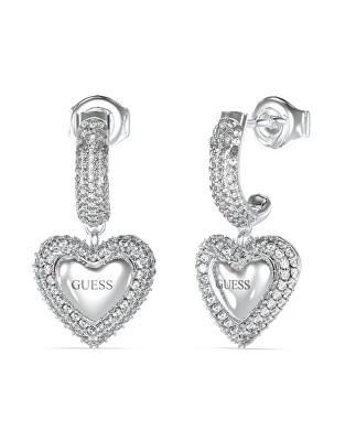 Guess - Okouzlující ocelové náušnice Beloved JUBE05021JWRHT/U