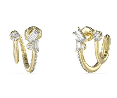 Guess - Originální náušnice s krystaly a zirkony Chandelier JUBE05360JWYGT/U