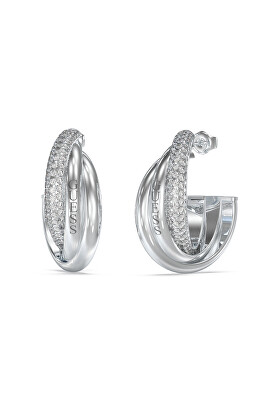 Guess - Originální ocelové náušnice se zirkony Perfect JUBE04064JWRHT/U