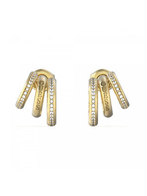 Guess - Originální pozlacené náušnice Crazy Earrings JUBE03302JWYGT/U
