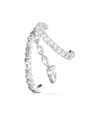 Guess - Originální single třpytivá náušnice Crazy Earrings JUBE03296JWRHT