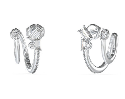 Guess - Originální náušnice s krystaly a zirkony Chandelier JUBE05360JWRHT/U