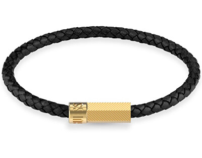 Guess - Pánský kožený náramek Blackjack JUXB03240JWYGBK