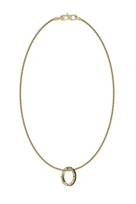 Guess - Moderní pozlacený náhrdelník pro muže JUMN03216JWYG