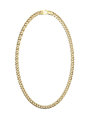 Guess - Pánsky pozlátený náhrdelník Pancer Lo Studio JUMN06103JWYGT/U