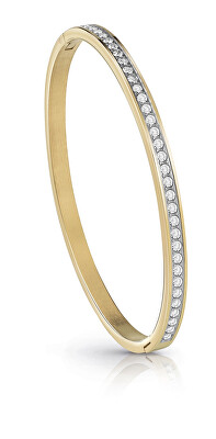 Guess - Pevný pozlacený náramek s krystaly Color My Day JUBB02248JWYG