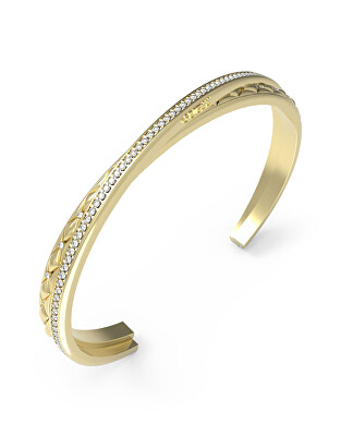 Guess - Pevný pozlacený náramek Stylish Guess JUBB04584JWYG