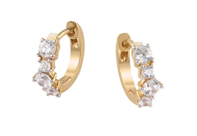 Guess - Pozlacené kruhy s kubickými zirkony Jardin JSBE04462JWYGT/U