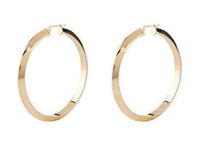 Guess - Pozlacené náušnice Hoops I Did It Again JUBE04193JWYGT/U