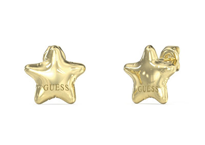Guess - Pozlacené náušnice Hvězdičky Iconique JUBE05547JWYGT/U