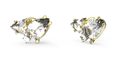 Guess - Pozlacené náušnice s krystaly Wonderlights JUBE04415JWYGT/U