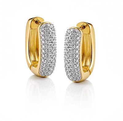 Guess - Pozlacené náušnice se zirkony Nuances JSBE04532JWYGT/U