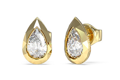 Guess - Pozlacené náušnice Tear Drop 4G Light JUBE05247JWYGT/U