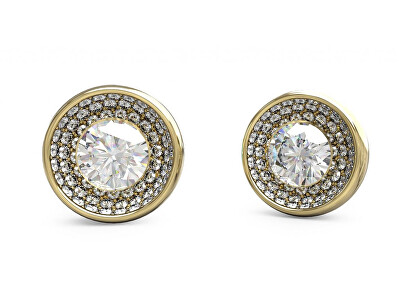 Guess - Pozlacené náušnice Unique Solitaire JUBE03396JWYGT/U