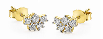 Guess - Pozlacené pecky se zirkony Jardin JSBE04493JWYGT/U