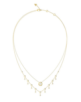 Guess - Pozlacený dvojitý náhrdelník Sparks JUBN06273JWYGT/U