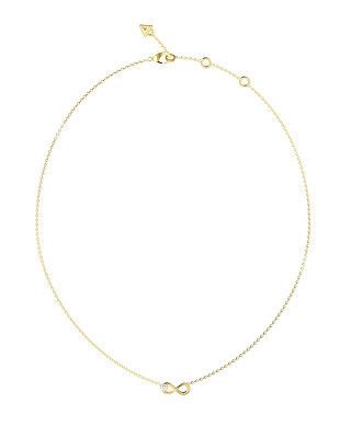 Guess - Pozlacený náhrdelník s krystaly Love Bites JUBN06047JWYGT/U