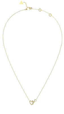 Guess - Pozlacený náhrdelník Srdce a nekonečno Iconique JUBN05530JWYGT/U