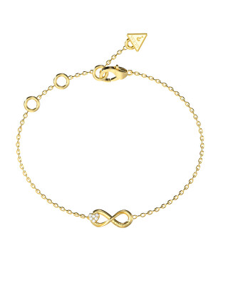 Guess - Aranyozott karkötő Végtelen Love Bites JUBB06048JWYG