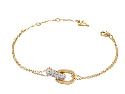 Guess - Aranyozott női karkötő kristályokkal Nuances JSBB04547JWYG