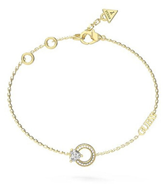 Guess - Pozlacený náramek se zirkony M`ama Non M`ama JUBB04663JWYG
