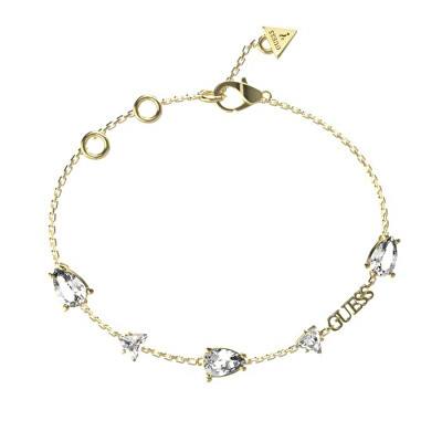 Guess - Pozlacený náramek se zirkony Wonderlights JUBB04410JWYG