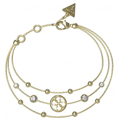 Guess - Pozlacený trojitý náramek Perfect Illusion JUBB03377JWYG