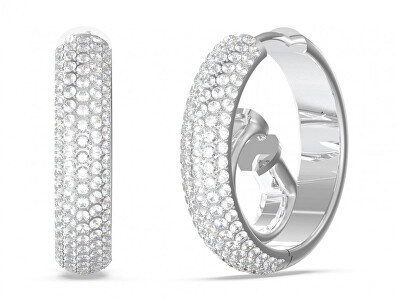 Guess - Půvabné kruhy se zirkony Crazy Earrings JUBE03299JWRHT/U