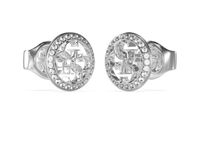 Guess - Půvabné ocelové náušnice Life In 4G JUBE02136JWRHT/U
