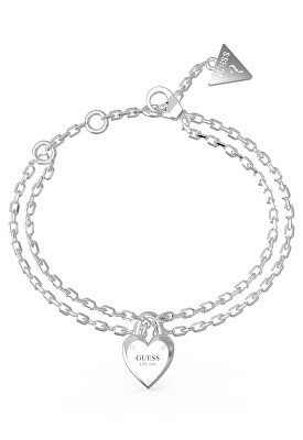 Guess - Půvabný dvojitý náramek All You Need is Love JUBB04211JWRH