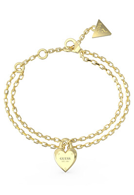 Guess - Půvabný dvojitý náramek All You Need is Love JUBB04211JWYG