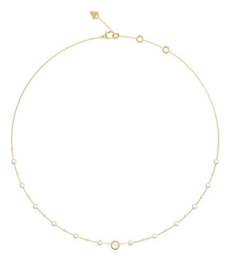 Guess - Půvabný náhrdelník s perličkami Tiny Pearly JUBN05515JWYGT/U