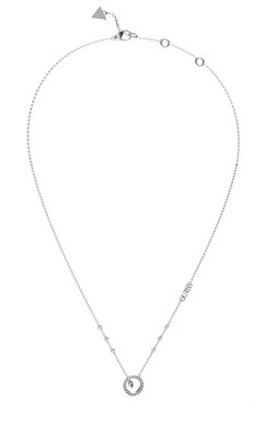 Guess - Půvabný ocelový náhrdelník se zirkony Tiny Dancer JUBN04657JWRHT/U
