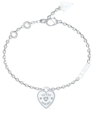 Guess - Půvabný ocelový náramek Guess Amore JUBB05057JWRH
