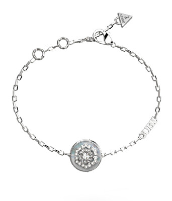 Guess - Půvabný ocelový náramek La Fleur JUBB04549JWRH