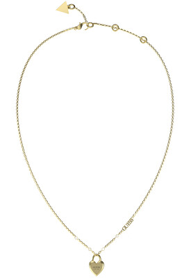 Guess - Půvabný pozlacený náhrdelník All You Need Is Love JUBN04210JWYGT/U