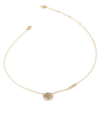 Guess - Půvabný pozlacený náhrdelník Life In 4G JUBN02141JWYGT/U