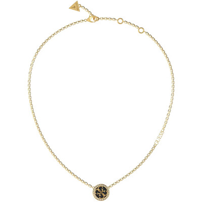 Guess - Půvabný pozlacený náhrdelník Life In 4G JUBN02146JWYGBKT/U