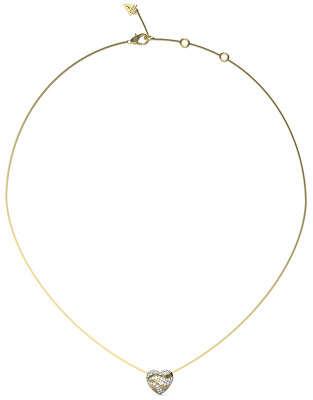 Guess - Půvabný pozlacený náhrdelník se srdcem In My Heart JUBN04501JWYGT/U
